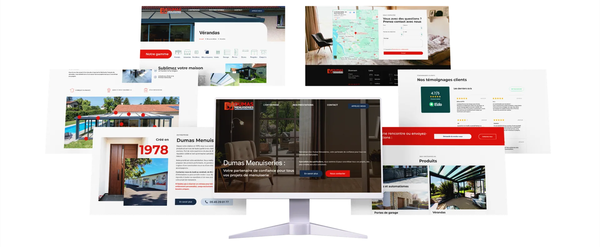 Site Dumas Menuiseries