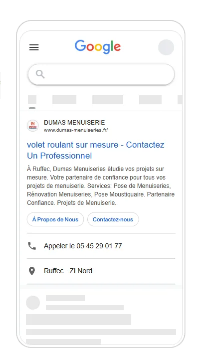 Campagne Google Ads – annonce 10