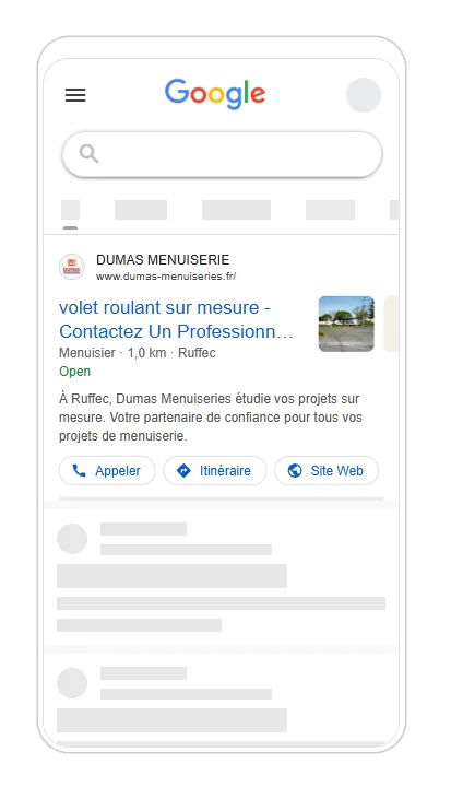 Campagne Google Ads – annonce 2