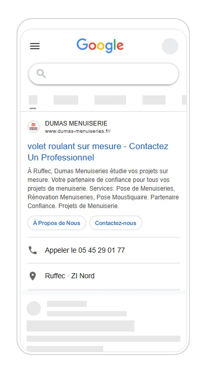 Campagne Google Ads – annonce 4