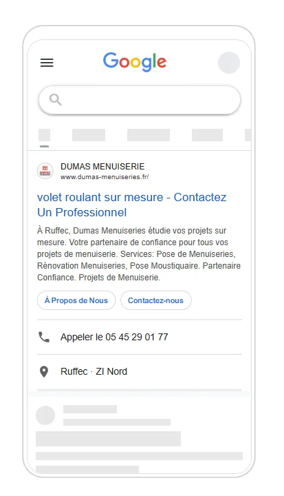 Campagne Google Ads – annonce 7