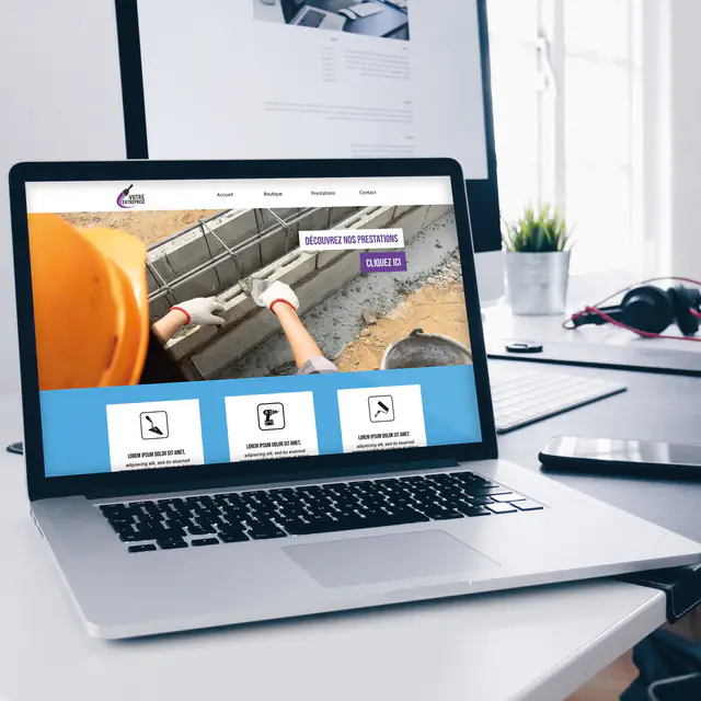 Site one page : exemple de réalisation