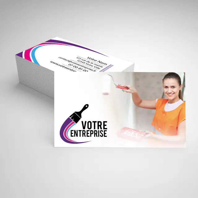 Cartes de visite : exemple de réalisation