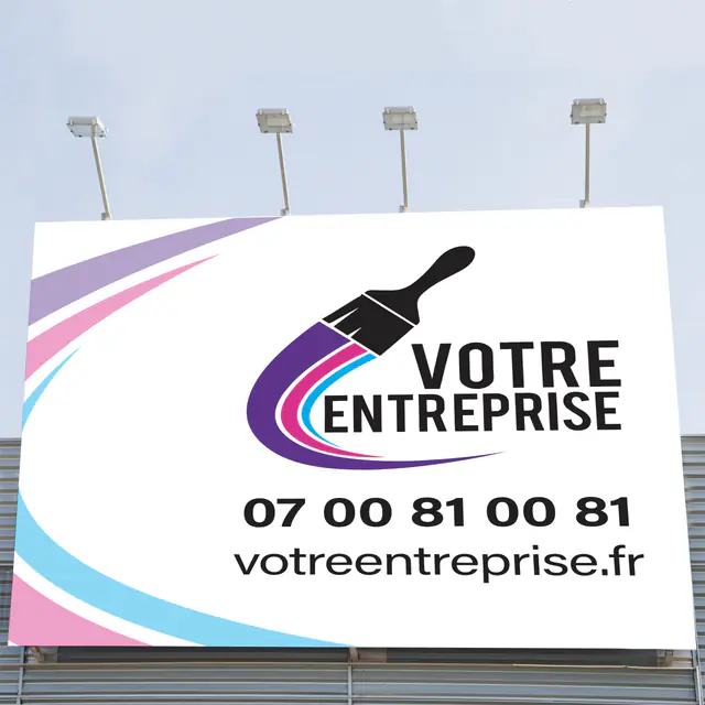 Enseigne : exemple de réalisation