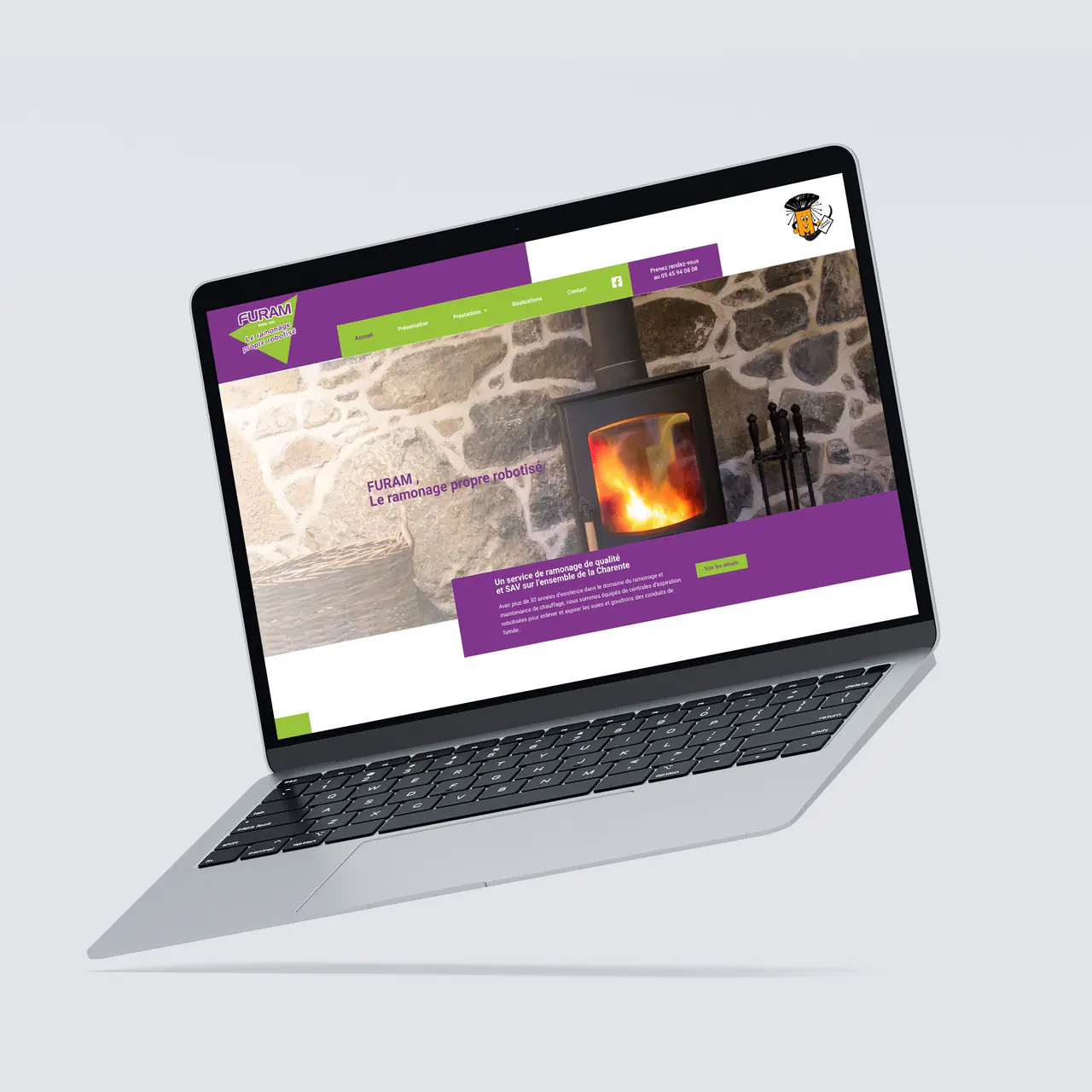 Furam : site internet réalisé par l’agence Centaure