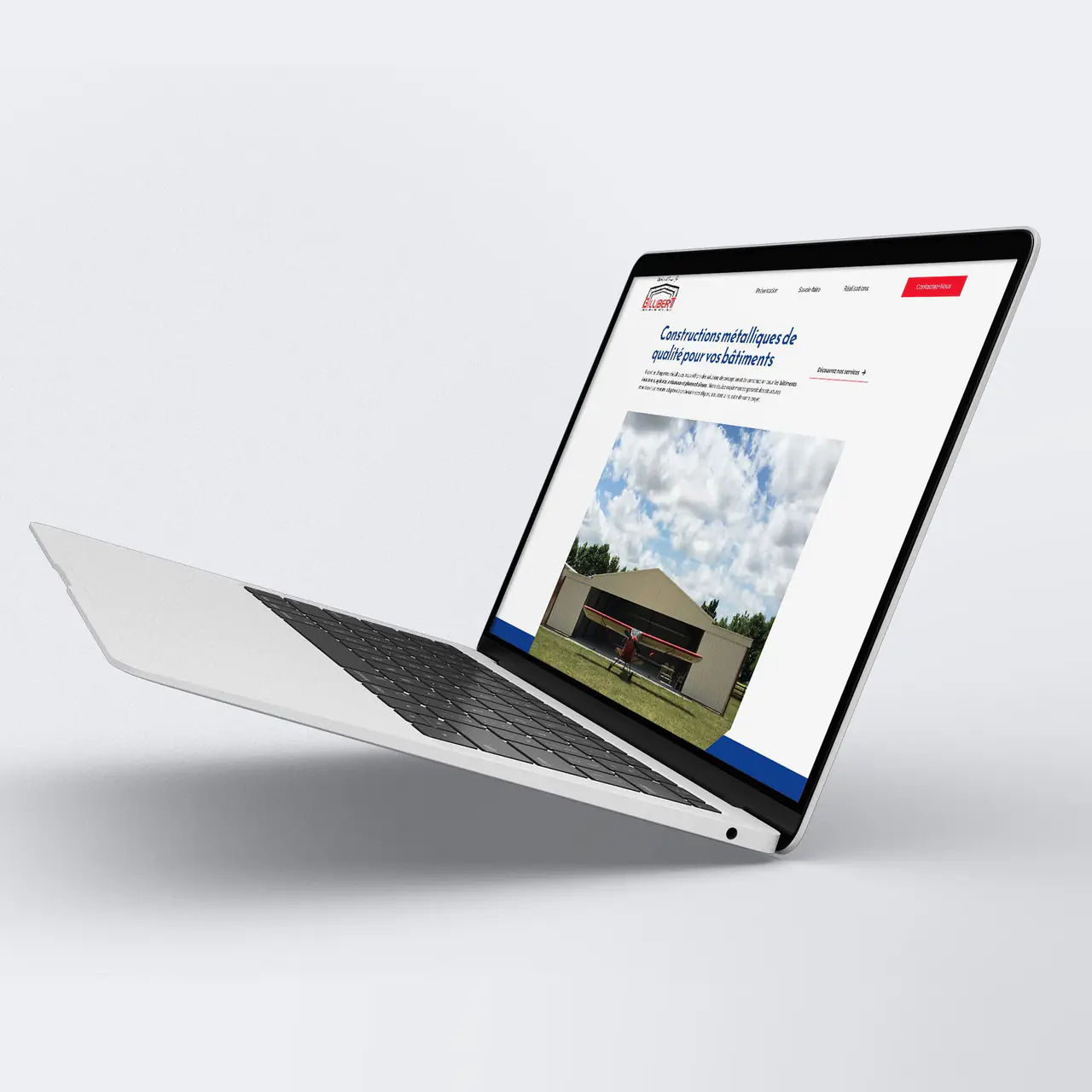 Gillibert : site internet réalisé par l’agence Centaure